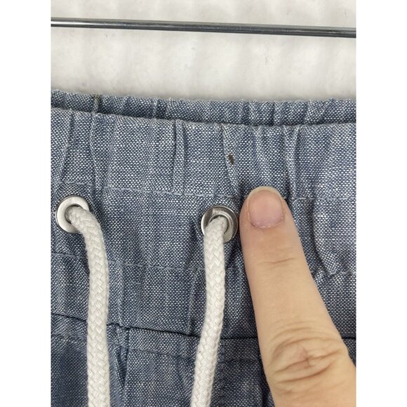 ATHLETA Cabo Linen Joggers in Blue Size 6 - Picture 6 of 11